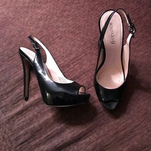 Boutique 9 sling back sexy shoes